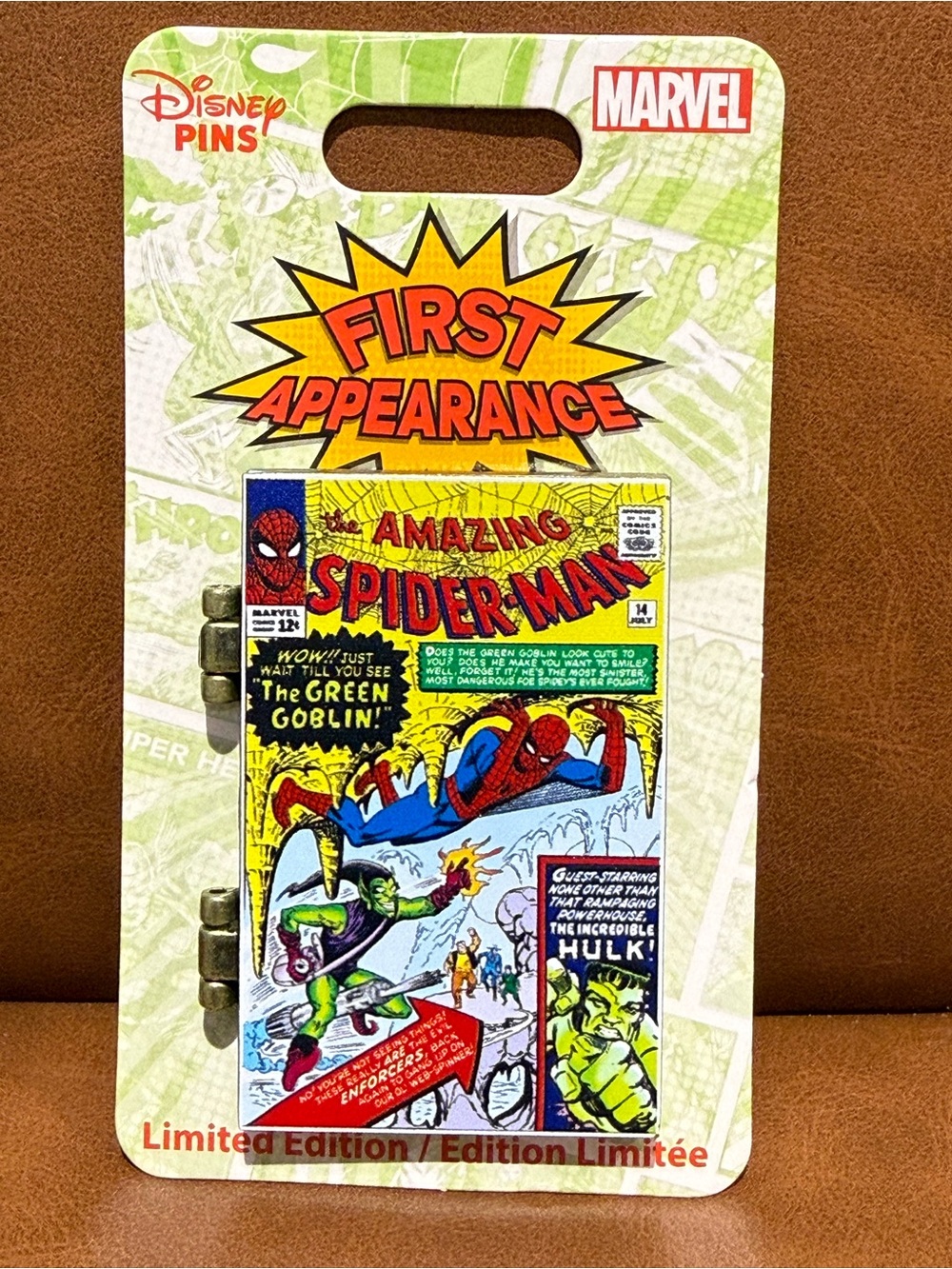 2023 Disney LE 2000 Marvel ‘Green Goblin’ from First Appearance Trading Pin